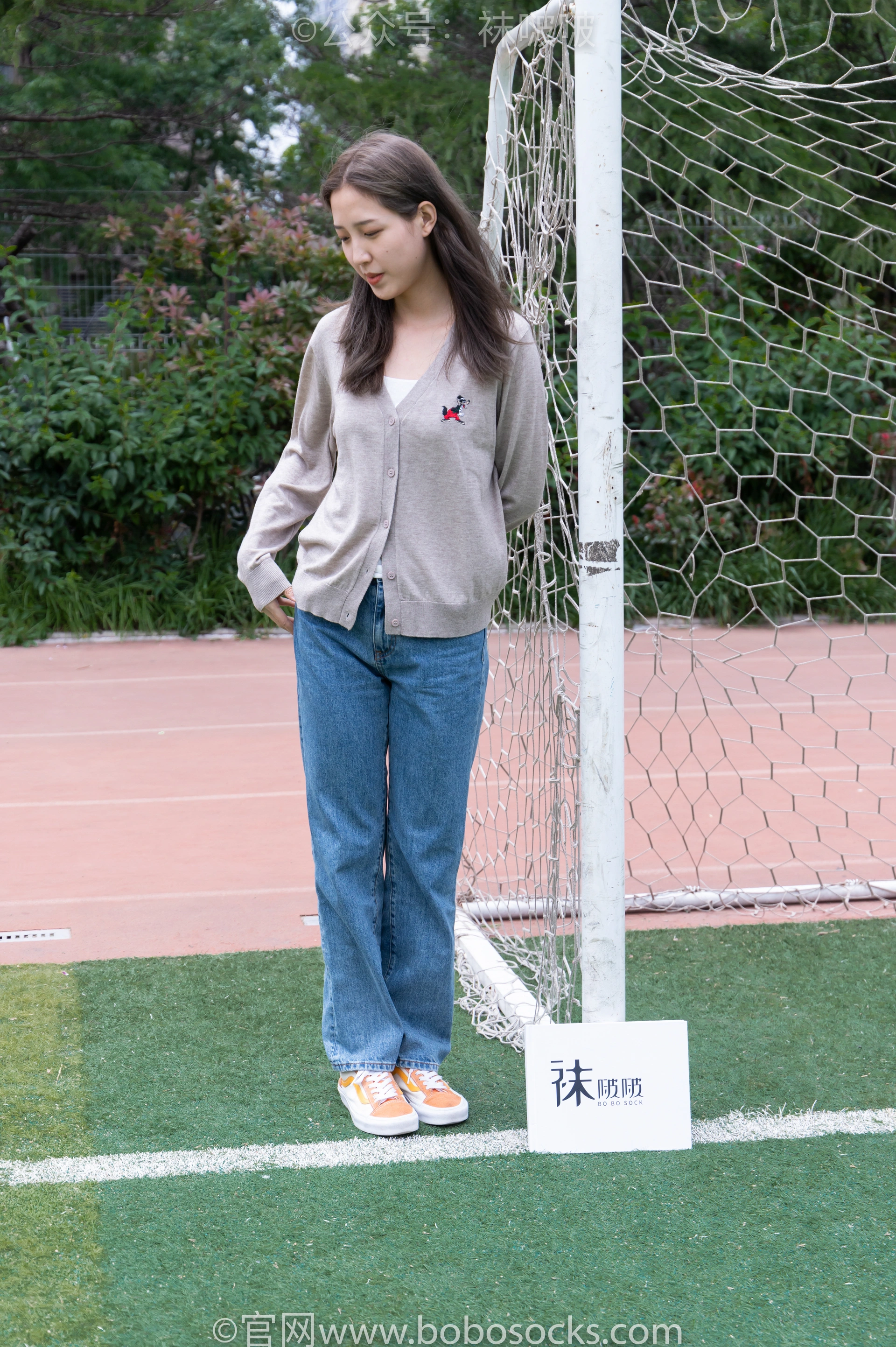 [BoBoSocks袜啵啵]NO.004 泡芙-vans帆布鞋、白棉袜、裸足 3
